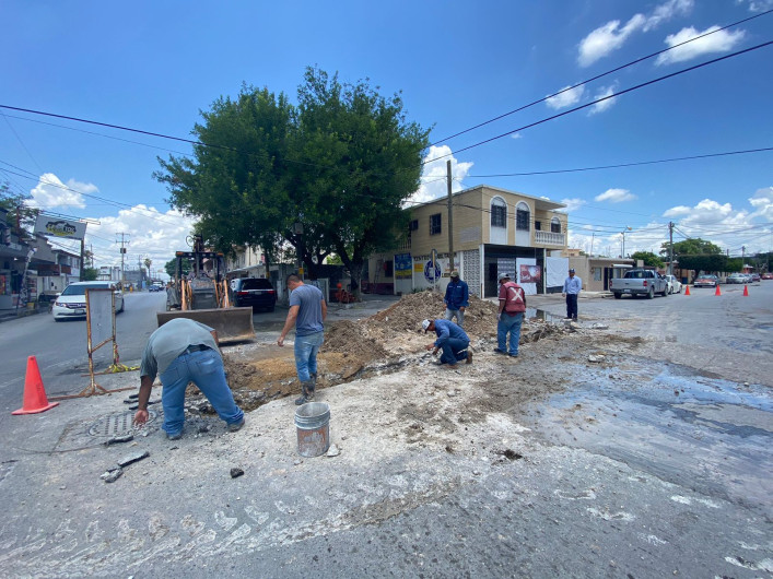 Rehabilita la COMAPA drenaje sanitario en la colonia Longoria