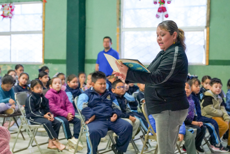 Biblioteca Itinerante llega a la  Escuela Primaria ‘Cosme Pérez’ en Nuevo Laredo