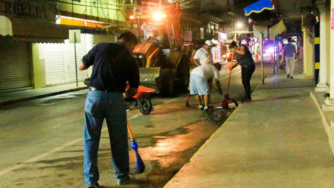 Realizan "Jornada de mejoramiento de imagen urbana"