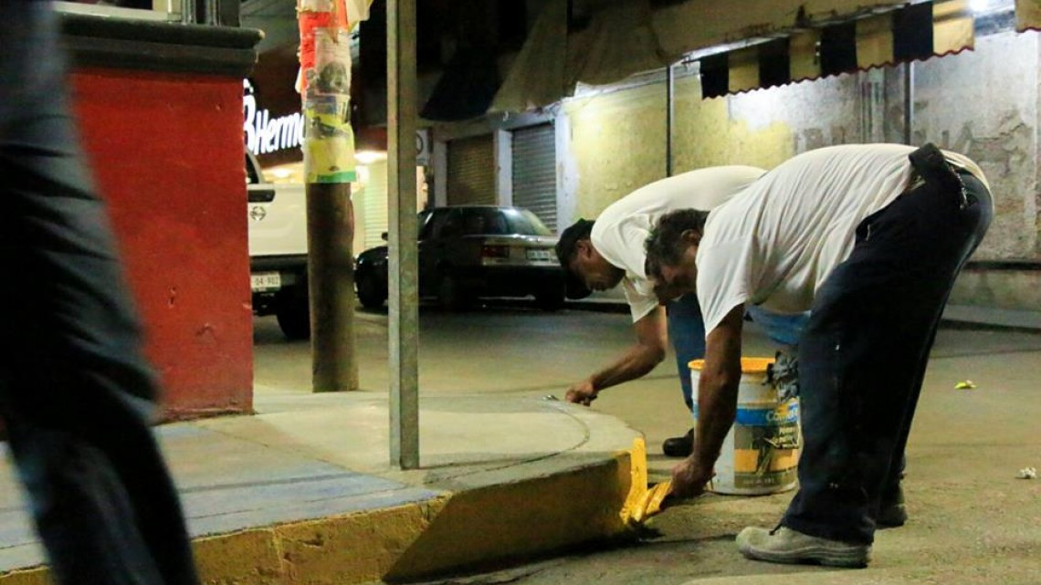 Realizan "Jornada de mejoramiento de imagen urbana"