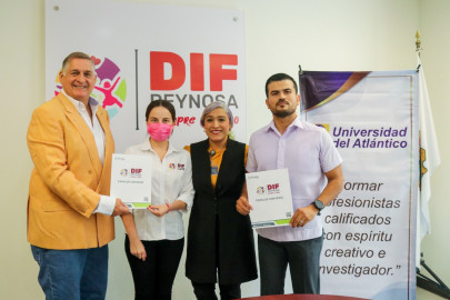 DIF Reynosa une esfuerzos con Universidad 