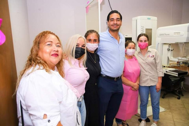 Inauguró Alcalde Carlos Peña Ortiz Campaña de exploración de Mama y toma de mastografías
