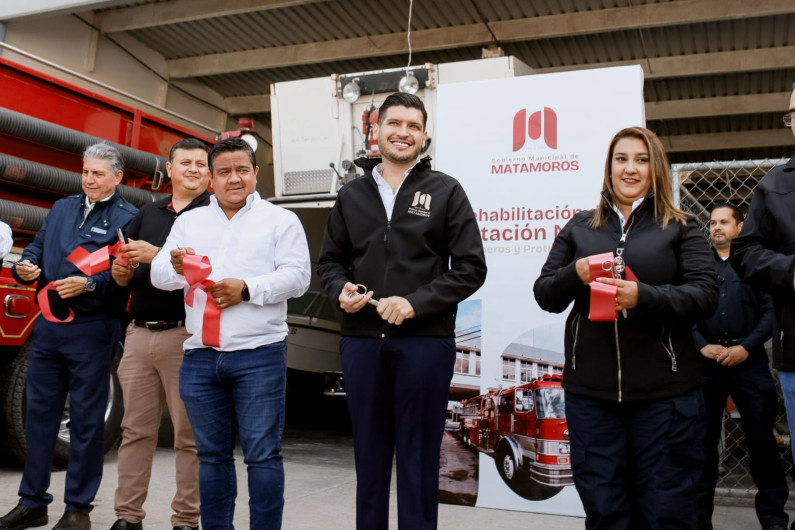 Reapertura de la Estación No. 2 de Bomberos en Matamoros