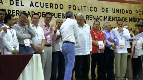 Firma JR Acuerdo para transformación nacional con Morena