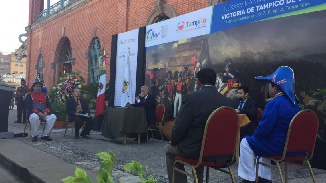 Conmemora Tampico CLXXXVIII aniversario de victoria del 11 de septiembre
