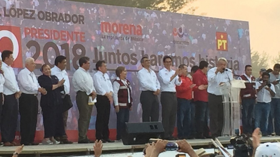 AMLO aseguró su triunfo al estar 25 puntos arriba de sus contrincantes 