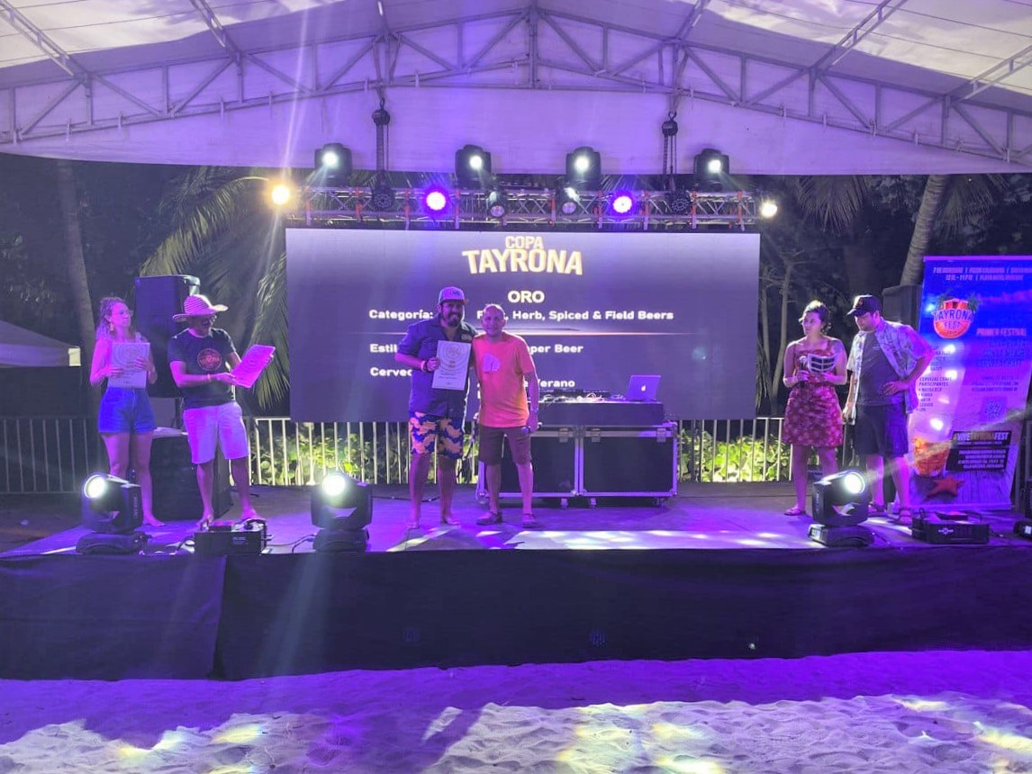 Conquista cerverza tamaulipeca medalla de oro en Colombia