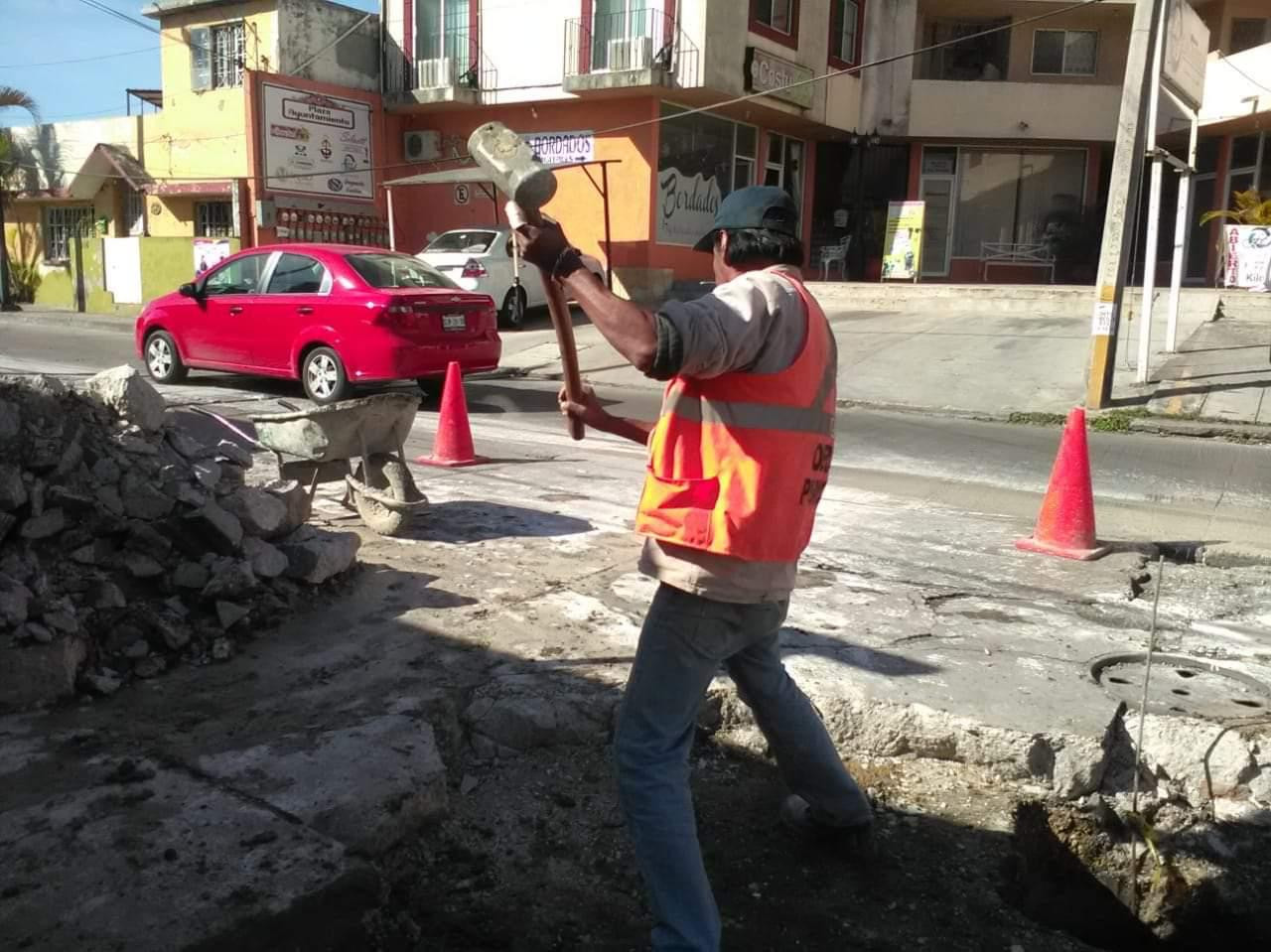 Confía Ayuntamiento abatir rezago en pavimentación