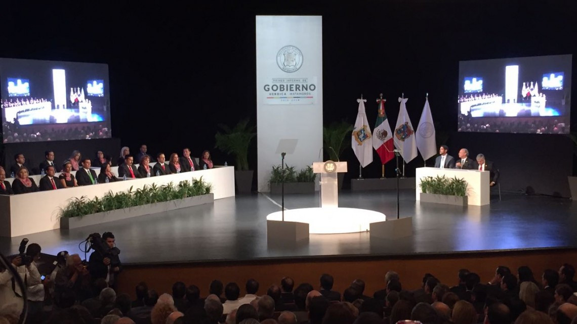 Chuchín rinde su primer informe de gobierno 