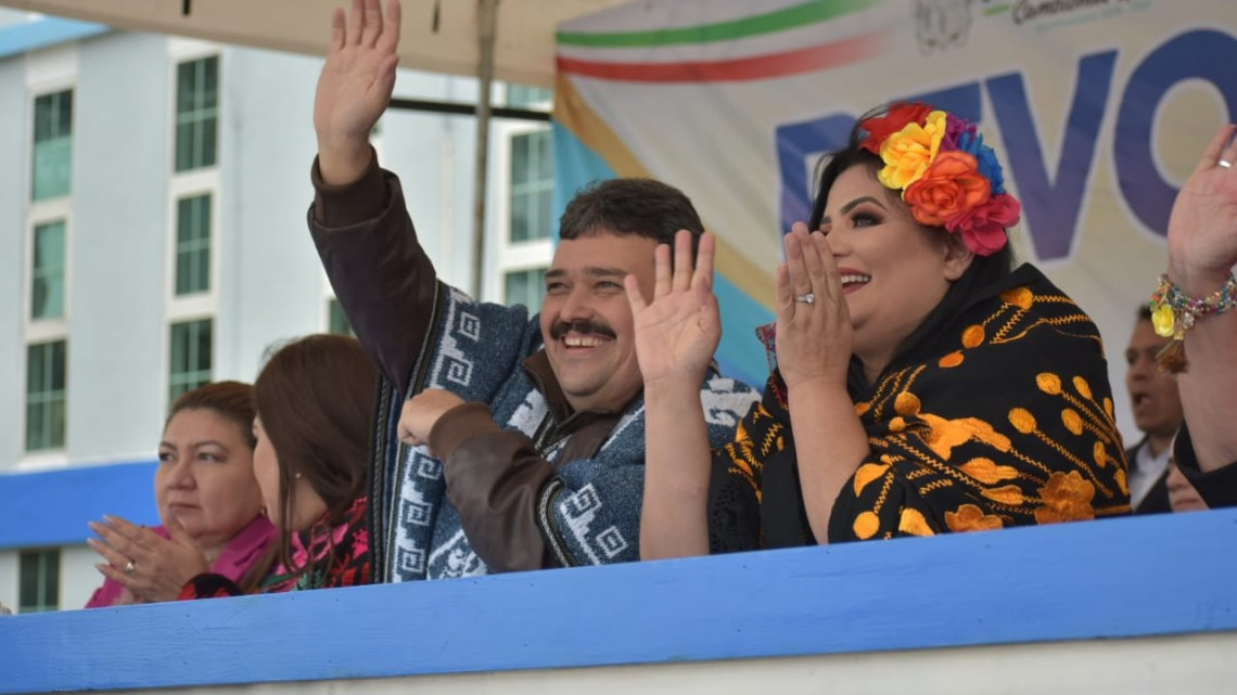 Exitoso desfile de la Revolución Mexicana en Río Bravo