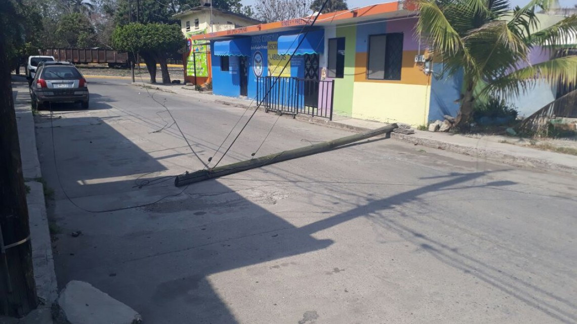 Norte provoca caos en sur de Tamaulipas 