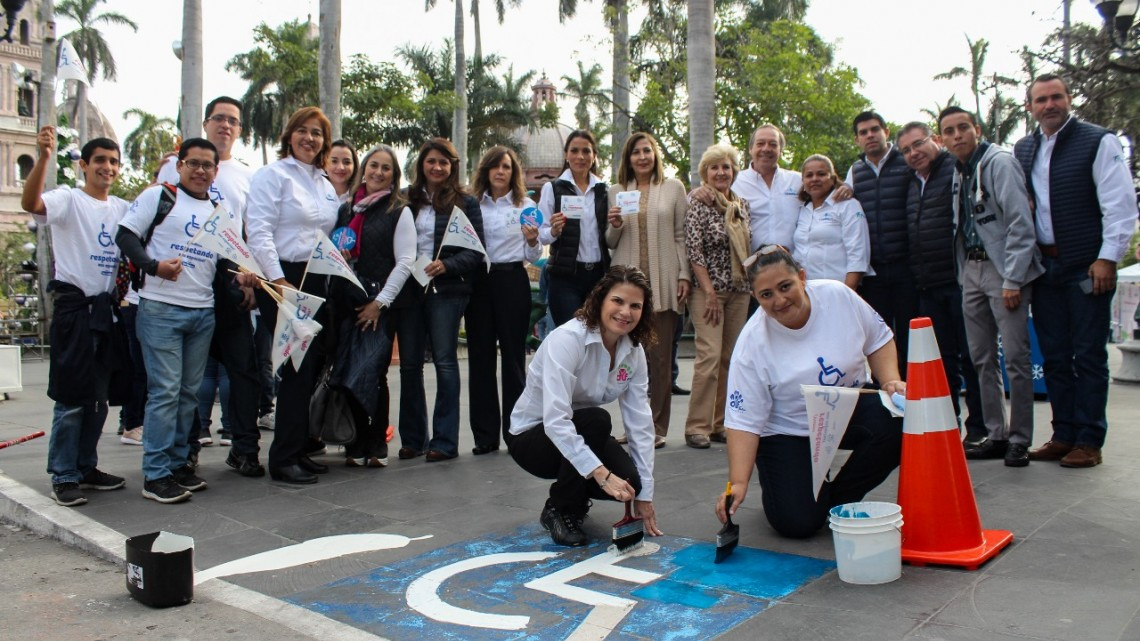 Fortalece DIF Tampico campaña de respeto a espacios para discapacitados