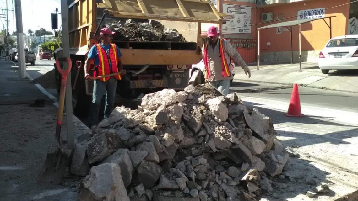 Confía Ayuntamiento abatir rezago en pavimentación