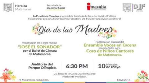 Ayuntamiento invita a la celebración del "Día de las madres"