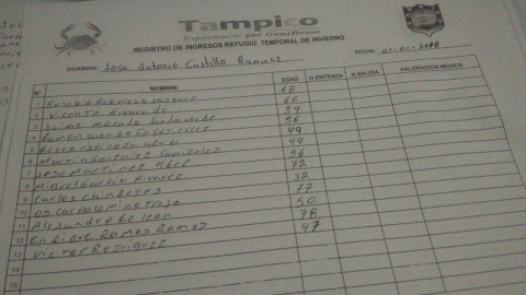 Continúa abierto refugio temporal en Tampico