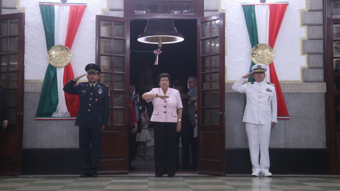 Celebra Magdalena Peraza grito de Independencia