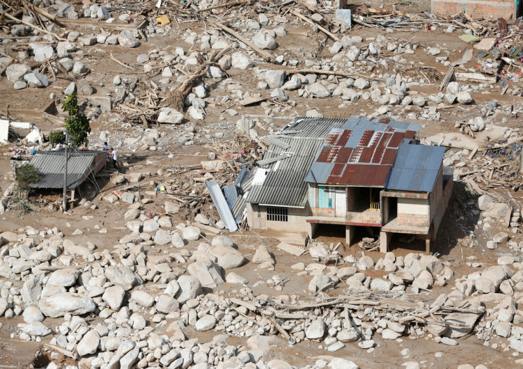 Ofrecen apoyo a Santos tras alud de Mocoa para reconstrucción