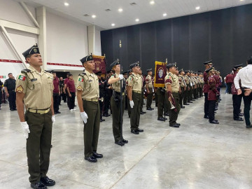 Destaca Bachillerato Militarizado de Reynosa en Primer Concurso Nacional de Bandas de Guerra y Escoltas de Bandera