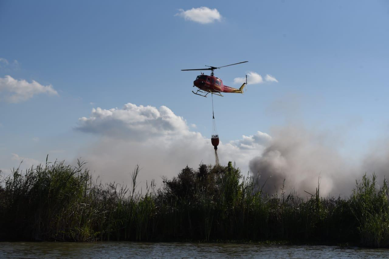 Evitan que Avance Incendio en Zona de Tulares del Chairel