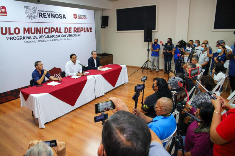 Instalará Gobierno de Carlos Peña Ortiz Módulo REPUVE en Reynosa 