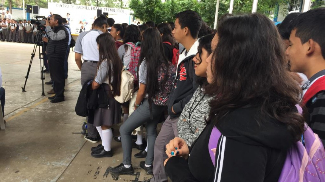 Conmemoran el 42 aniversario de la fundación del CBTis 105