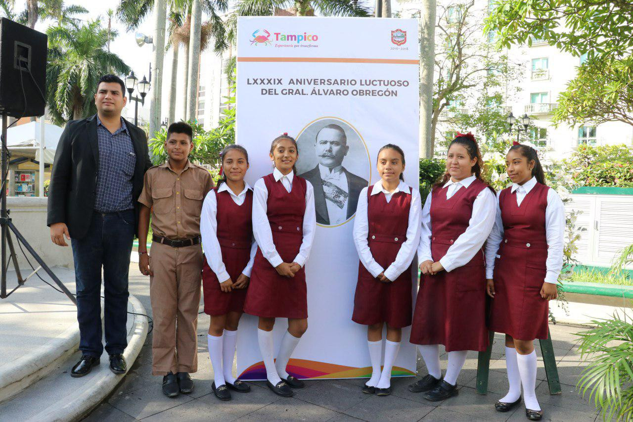 Conmemoran en Tampico Aniversario luctuoso de Álvaro Obregón