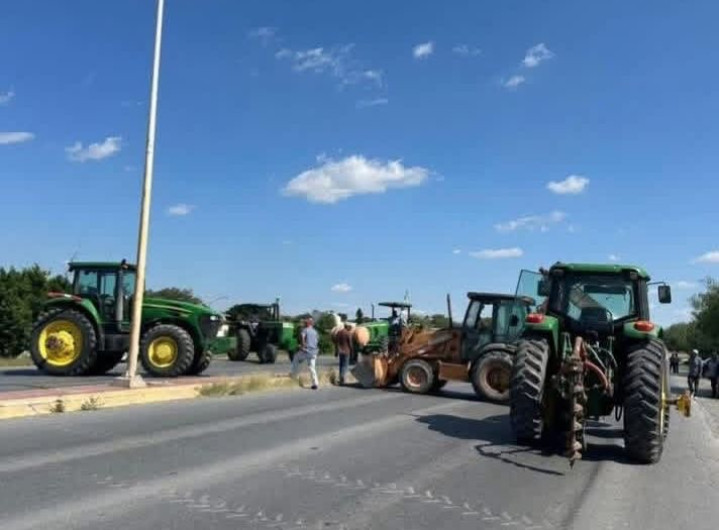 Campesinos de la frontera se suman al paro nacional 24N