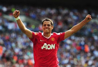 Eligen a `Chicharito´ entre los mejores delanteros del ManU