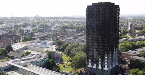 Aumenta a 58 el número de víctimas en incendio en la torre de Londres