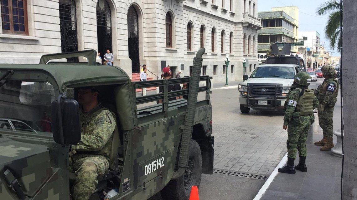 Presencia de fuerzas federales en centro de brindan confianza a tampiqueños