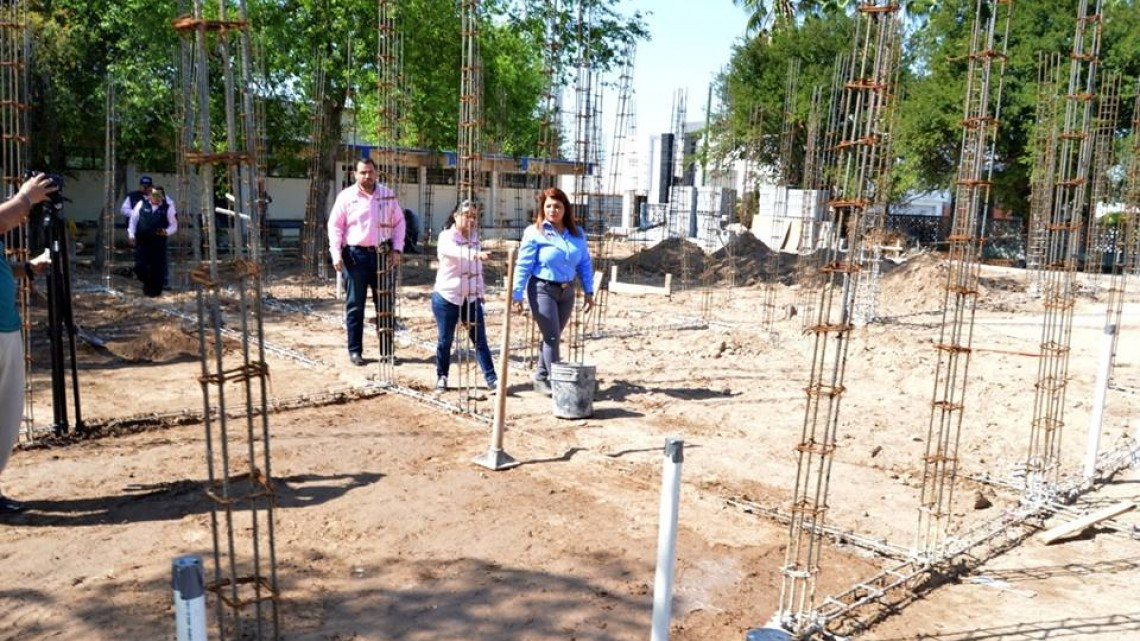 Supervisa alcaldesa avance de Casa Club del Adulto Mayor