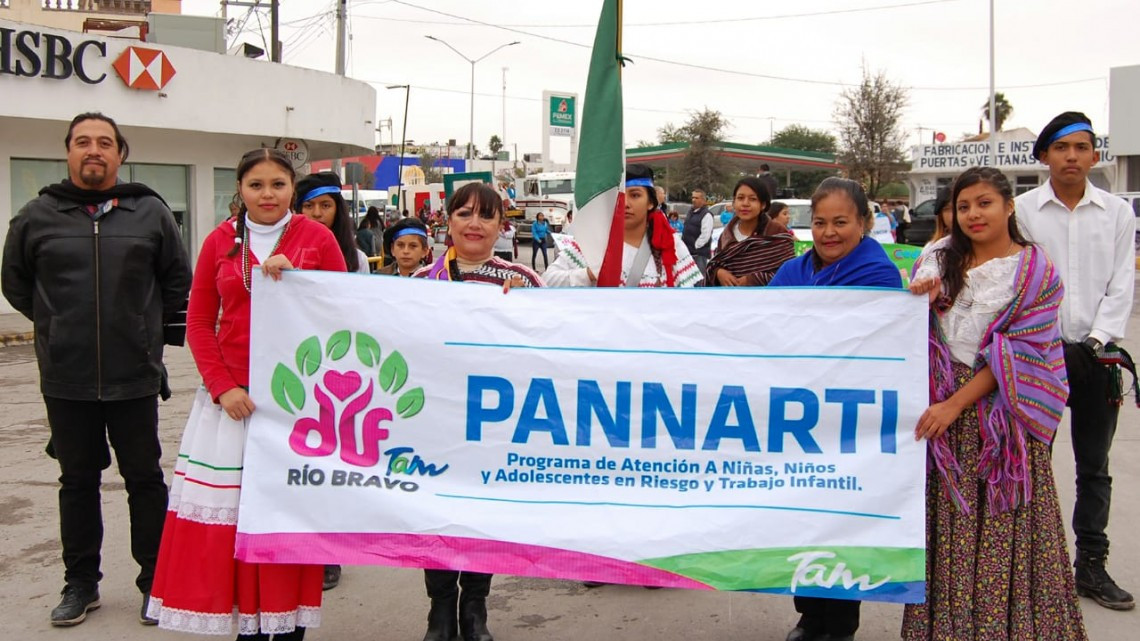 Participa DIF Río Bravo en magno desfile revolucionario