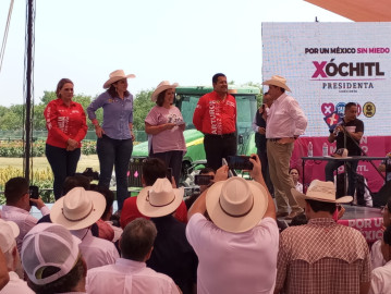 Regresarán programas de Apoyo al Campo y defenderemos los derechos de agua: Xóchitl Gálvez 