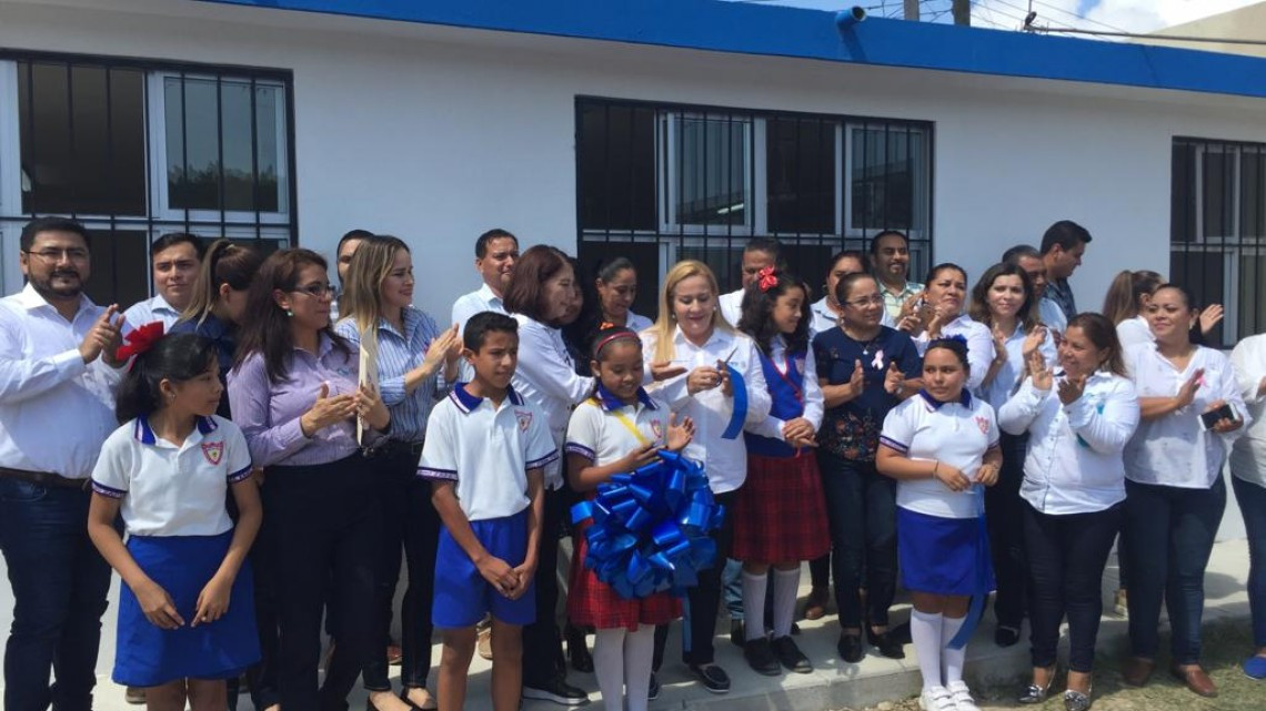 Se continúa dando el respaldo para mejorar la infraestructura educativa en Altamira