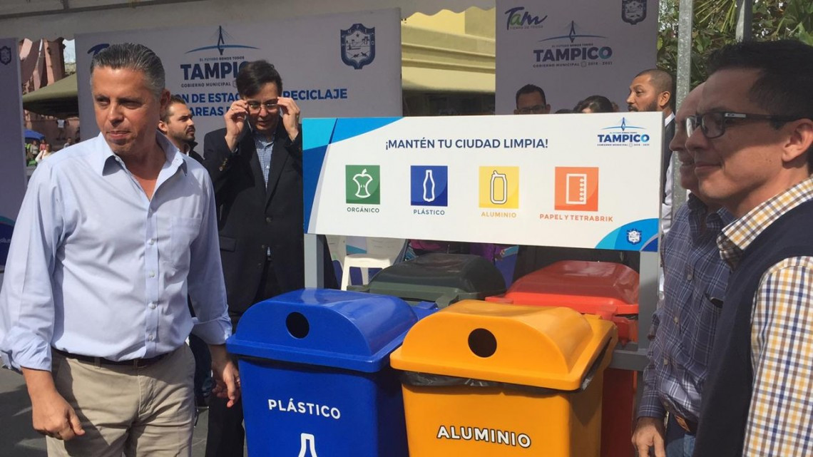 Instalarán en Tampico 8 módulos para reclasificar la basura