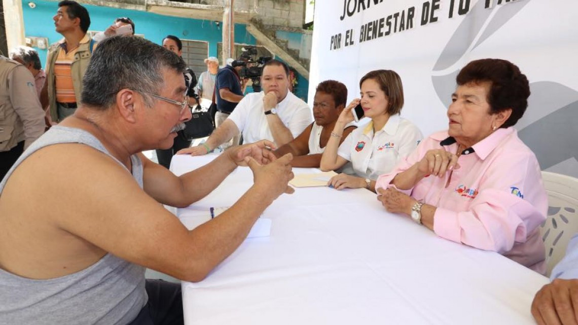 Reciben en la colonia Nacional beneficios de Jornada Médico Asistencial 