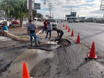 Reparó COMAPA fugas de agua potable en atención a reportes