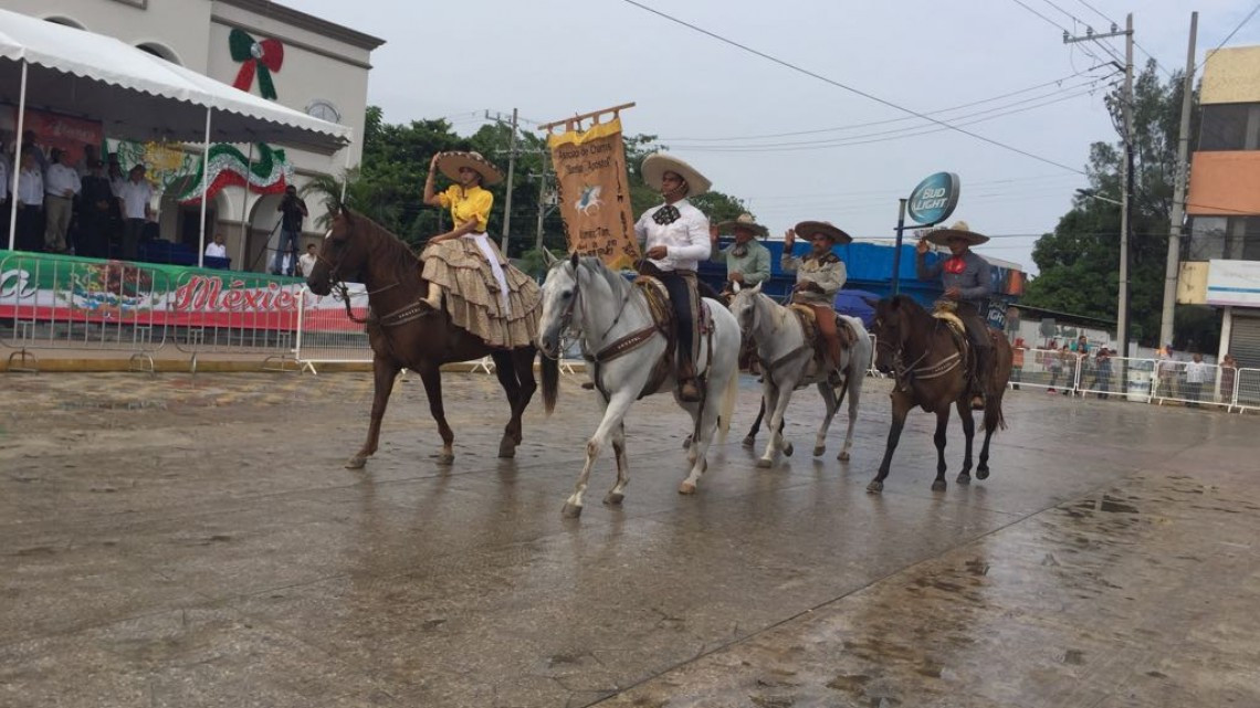 Transcurre sin novedad el desfile cívico militar en Altamira.