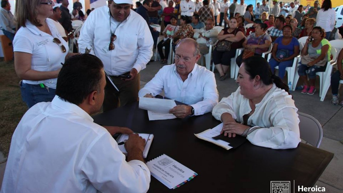 Gobierno de Matamoros realiza audiencia pública