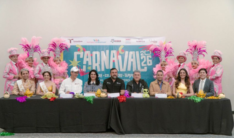 Dan a conocer artistas del Carnaval Tamaulipas 2026