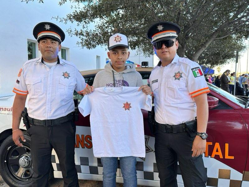 Iker cumple su sueño y se convierte en Guardia Estatal por un día en Reynosa