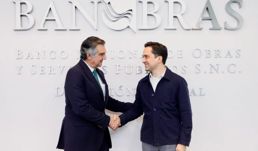 Gestiona Américo recursos con Banobras para proyectos estratégicos de infraestructura en Tamaulipas