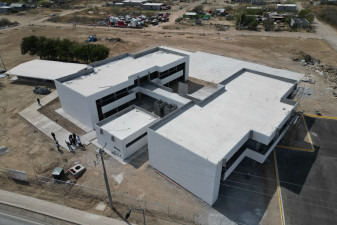 Supervisa Carmen Lilia construcción de nueva escuela en El Progreso