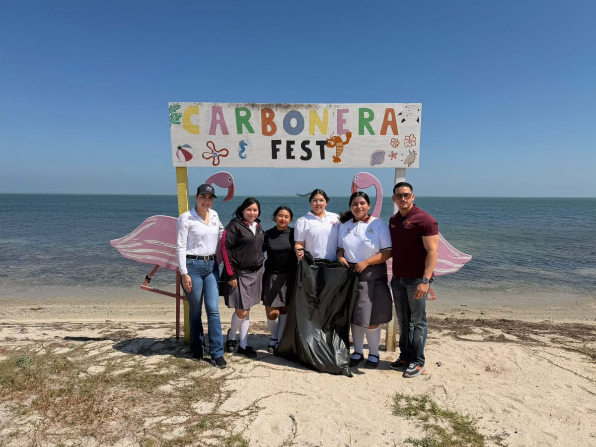 Contribuyen jóvenes al cuidado del medio ambiente con limpieza de playas en Tamaulipas: INJUVE