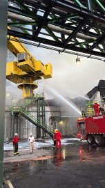 Incendio en Dos Bocas está controlado y sin lesionados: Sheinbaum