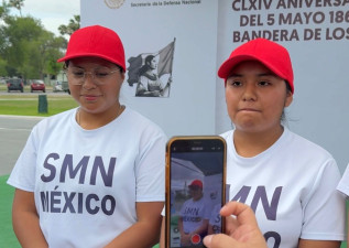 Mujeres destacan en toma de protesta del Servicio Militar en Tamaulipas