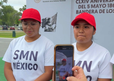 Mujeres destacan en toma de protesta del Servicio Militar en Tamaulipas