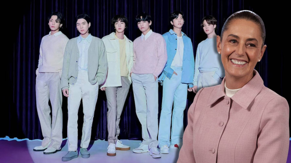 BTS se reunirá con Claudia Sheinbaum en Palacio Nacional y saludará a Army desde el balcón
