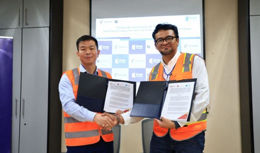 SEDENER fortalece proyectos energéticos con Zuma Energy en Tamaulipas
