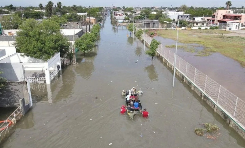 Fuertes lluvias dejan daños y una víctima en Tamaulipas
